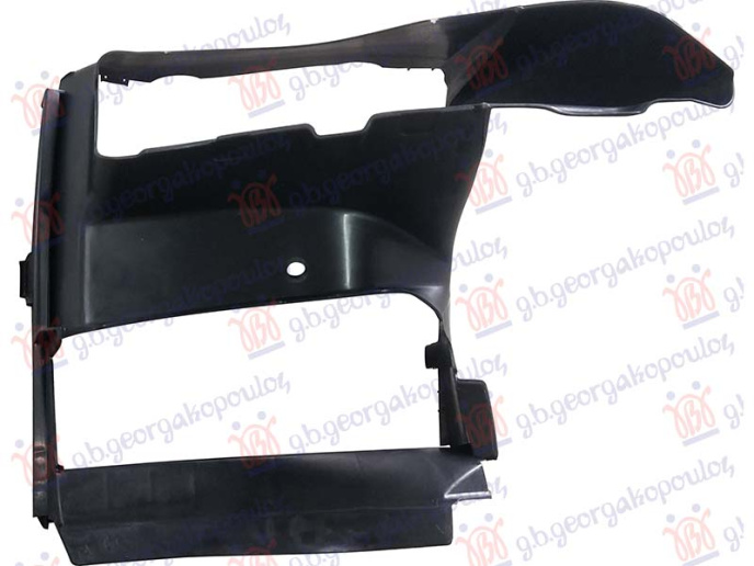Thithës ajri radiator për motor plastik (mbajtës anësor)