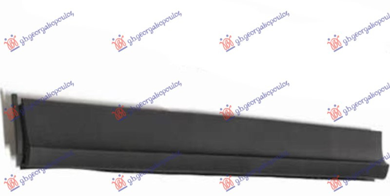 Shirit në derën e përparme me ngjyrë të zezë