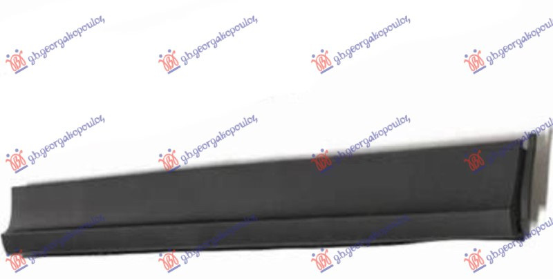 Shirit në derën e përparme me ngjyrë të zezë