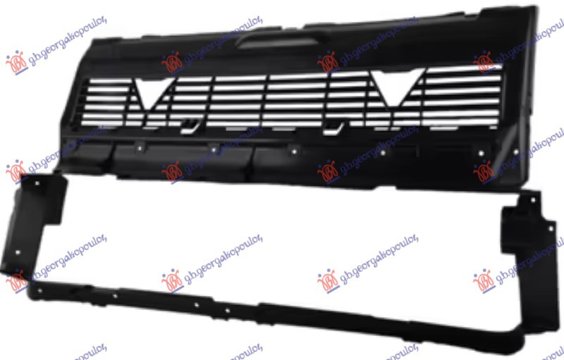 Drejtues për ajër në radiator për motor plastik