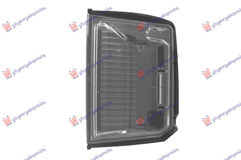 drita pulsuese në pasqyrë