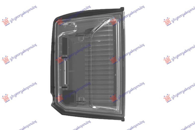 drita pulsuese në pasqyrë