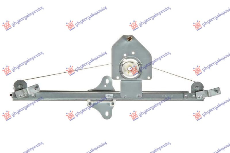 Ngritës/rregullator për dritaren e përparme elektrik 5 dyer me motor