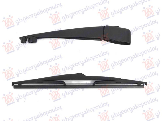 Larës dritaresh i pasëm me krah dhe teh 290mm