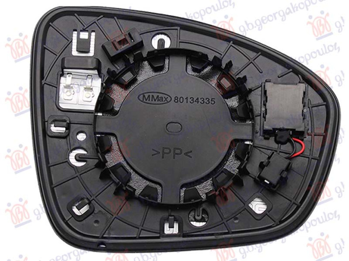 Xham për pasqyrë me ngrohje me këndi i vdekur (xham i lakuar)