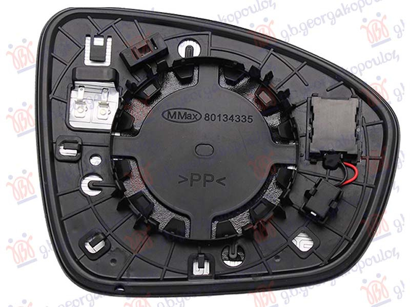 Xham për pasqyrë me ngrohje me këndi i vdekur (xham i lakuar)