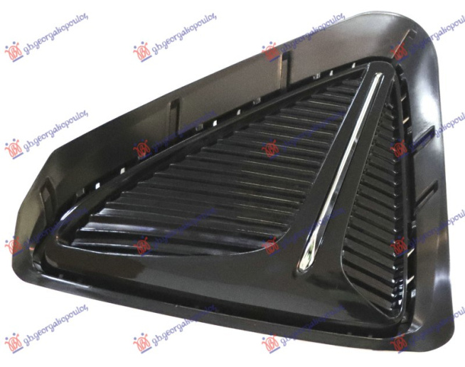 Grilë në parakolpin e përparmë (me hapje për shirit/unazë kromi)