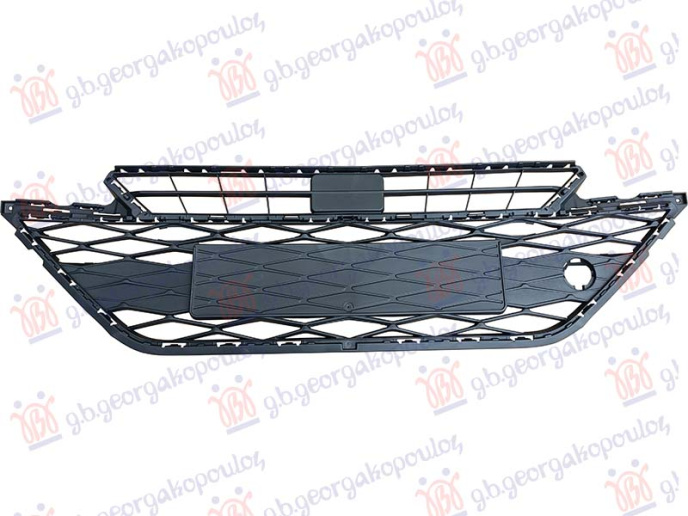 Grilë qendrore në parakolpin e përparme