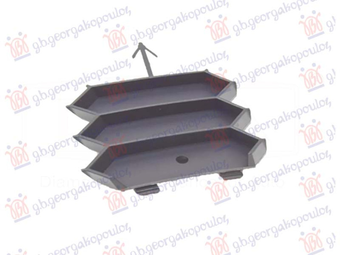 Kapak për çengel në parakolpin e përparëm