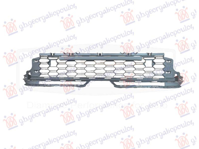 Grilë qendrore në parakolpin e përparme