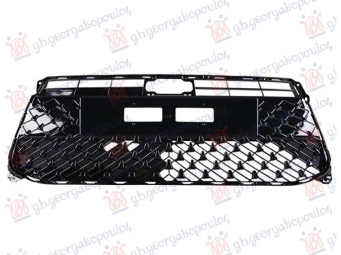 grilë qendrore qendore Parakolp shëlqim me ngjyrë të zezë