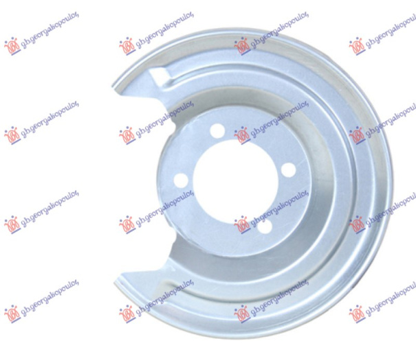 Mbrojtja e frenave nga pluhuri në anën e pasme