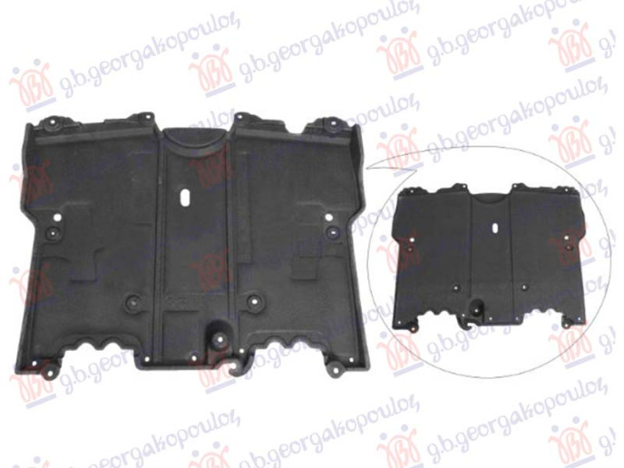 Mbrojtje/kapak nën motor pjesa qendrore