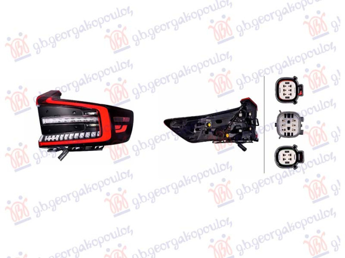 Dritë stop e jashtme LED HELLA