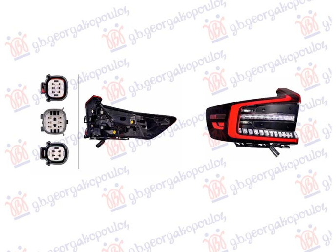 Dritë stop e jashtme LED HELLA