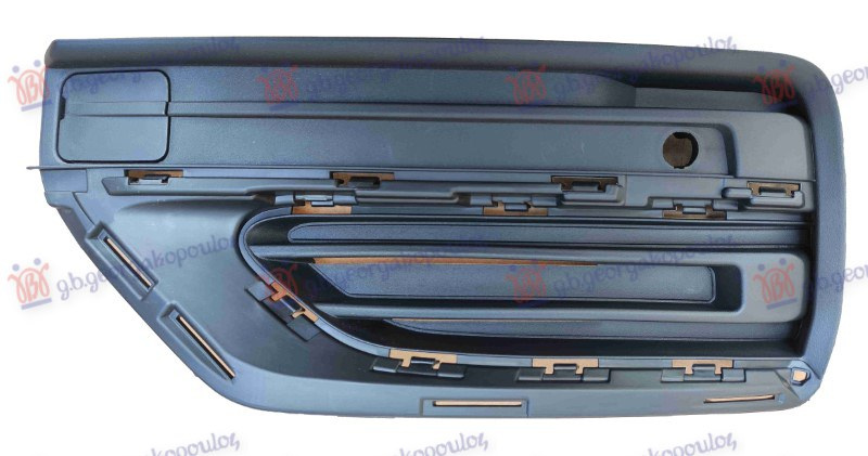 Grilë qendrore në parakolpin e përparme (me hapje për sensor parkimi)