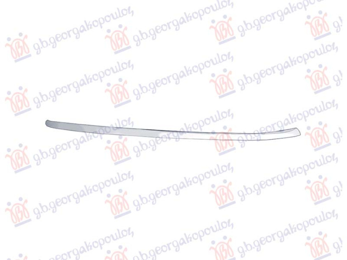 Shirit qendror në grilën në parakolpin e përparmë krom