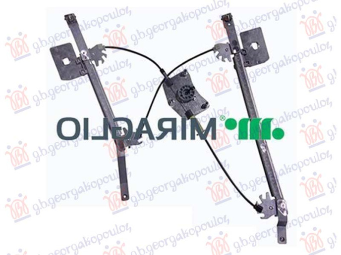 Ngritës/rregullator për dritaren e pasme elektrik (pa motor) (komfort) (А cilësi)