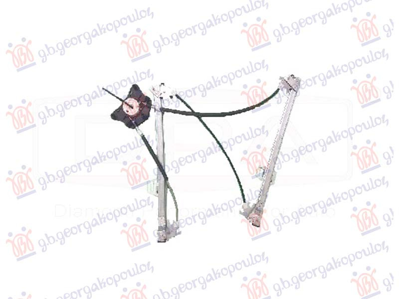 Ngritës/rregullator për dritaren e përparme elektrik (pa motor)