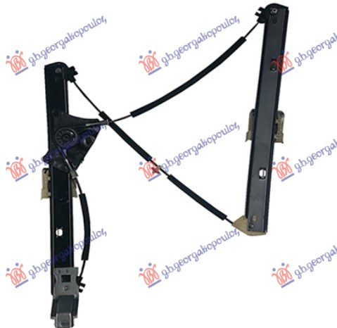 Ngritës/rregullator për dritaren e përparme elektrik (pa motor)