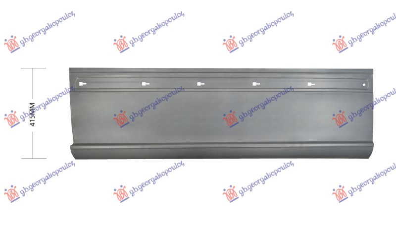 Fletë e poshtme e derës rrëshqitëse (H: 415MM)