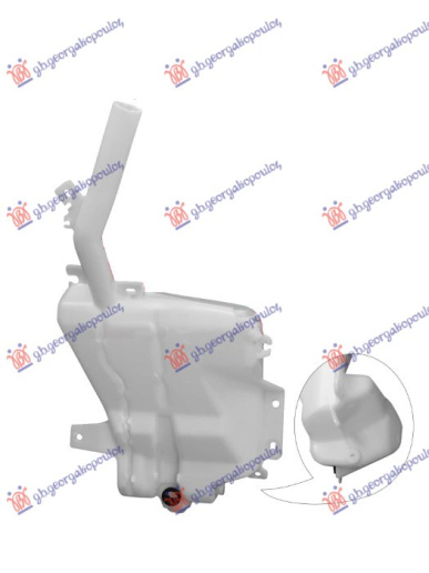 Depozitë e larësit të xhamit (pa hapje për larje fenerësh)