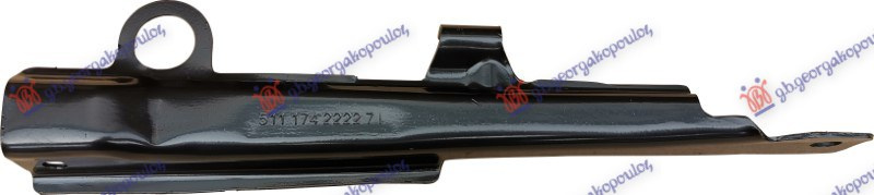 Bazë për bravë (e sipërme) (kofano) vertikal