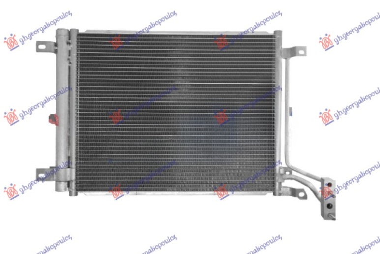 Radiator kondicioneri benzinë-dizel (580x450x16)