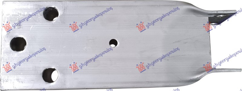 Përforcues i parakolpit të përparmë mbajtëse (majtas=djathtas) (alumin)