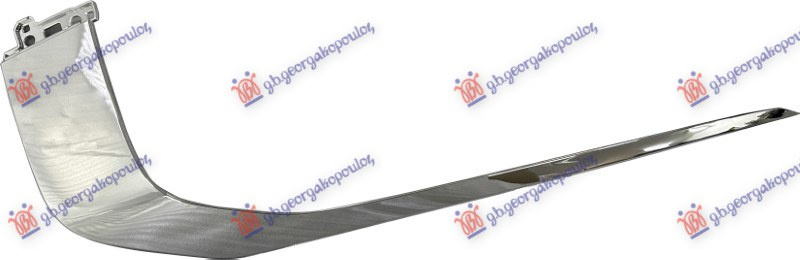 Shiriti i sipërm i parakolpit të përparmë (krom)